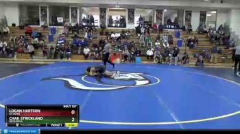 122 lbs Semifinal - Chad Strickland, Wetumpka vs Logan Hartson, St James