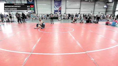 160 lbs Rr Rnd 3 - Nathan McCartney, NC United vs Riley Sanford, Knights Wrestling Club-Black