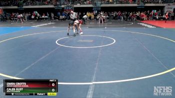 103 lbs Cons. Round 3 - Caleb Gust, New Stuyahok vs Owen Crotts, Grace Christian School