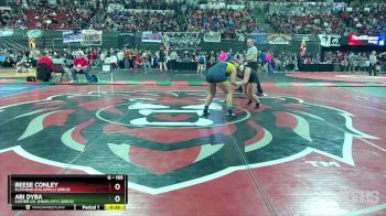 G - 165 lbs Cons. Round 2 - Reese Conley, Flathead (Kalispell) (Girls) vs Abi Dyba, Custer Co. (Miles City) (Girls)