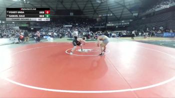 Boys 3A 215 lbs Champ. Round 2 - Samuel Dale, Inglemoor vs Foueti Unga, Lincoln (Tacoma)