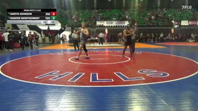 7A 285 lbs Cons. Round 3 - Hunter Montgomery, Tuscaloosa County vs Jaidyn Johnson, Sparkman