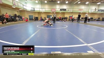 115-120 lbs Round 5 - Carson Kirk, Warsaw Wildcat Wrestling vs Paxton Reynolds, Webb City Youth Wrestling