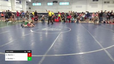 102-J lbs Quarterfinal - Caden Martin, MI vs Jackson Scoles, OH