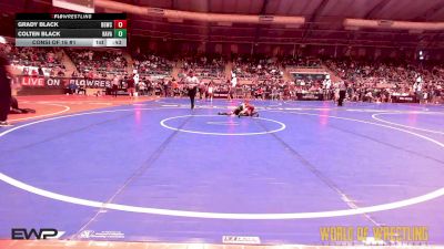 49 lbs Consi Of 16 #1 - Grady Black, Big Game Wrestling Club vs Colten Black, Ravage WC