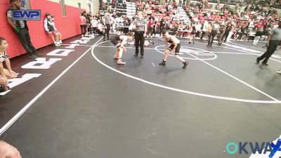 96 lbs Round Of 16 - Casen Frossard, Jay Wrestling Club vs Tripp Hardison, Verdigris Youth Wrestling