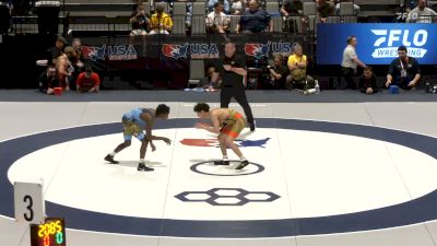 57 kg Champ. Rd Of 32 - Isaiah Cortez, Spartan Combat RTC/ Titan Mercury Wrestling Club vs Oumar Tounkara, Dragon Wrestling Club