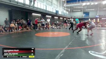 160 lbs Round 5 (10 Team) - Zachariah Foley, WALA vs Alex Velazquez, Next Level WC