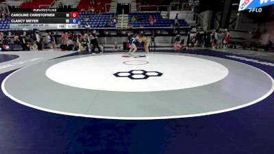 145 lbs Champ. Rd Of 32 - Caroline Christopher, WI vs Clancy Meyer, ND