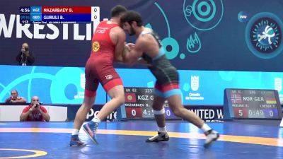 82 kg 1/4 Final - Beksultan Nazarbaev, Kyrgyzstan vs Beka Guruli, Georgia