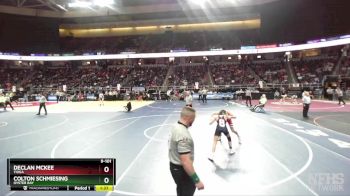 II-101 lbs Quarterfinal - Declan McKee, Tioga vs Colton Schmiesing, Oyster Bay