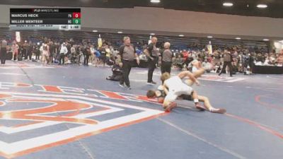 138 lbs Consi Of 64 #1 - Marcus Heck, PA vs Miller Menteer, NC