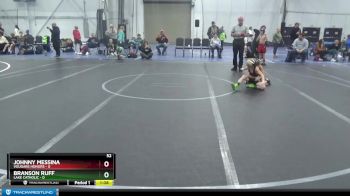 52 lbs Finals (2 Team) - Johnny Messina, Vougars Honors vs Branson Ruff, Lake Catholic