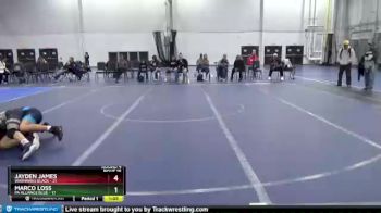 105 lbs Round 4 (8 Team) - Jayden James, Warhawks Black vs Marco Loss, PA Alliance Blue