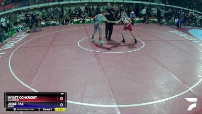 106 lbs Cons. Round 1 - Wyatt Conkright, California vs Jesse Rae, Idaho