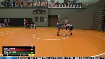 128 lbs Round 5 - Josh Abrams, Huntsville vs Paul Sumners, Chelsea