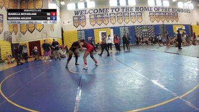 170 lbs Round 3 (6 Team) - Isabella McFarlane, Florida Phoenix Wrestling Club vs Quisiera Wilson, Big Money Moving