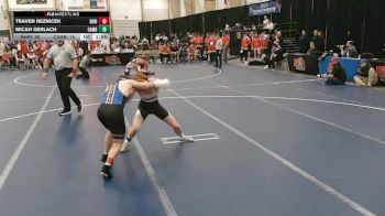 150 lbs Quarterfinals (8 Team) - Traven Reznicek, Shelby-Rising City vs Micah Gerlach, Cambridge