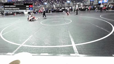 128 lbs Round Of 16 - Aidan Lindsay, Ground Zero vs Matthew Pishotta, Florida National Wrestling Team
