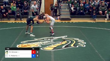 Dual - Colin Roberts, Lake Erie College vs Maddox Simcoe, Tiffin University