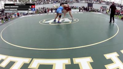 170 lbs Naria Medrano, Virginia vs Kate Simmons, Ohio Scarlet