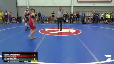 130 lbs Champ. Round 2 - Noah Vattelana, Dinwiddie Mat Rats vs Ryan Hayden, Red Lion Wrestling Club