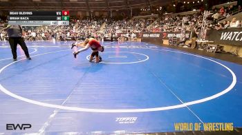 85 lbs Consi Of 4 - Beau Blevins, WTC vs Brian Baca, Juggernaut Wrestling Club