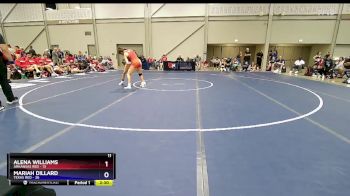 115 lbs Semis & 3rd Wb (16 Team) - Alena Williams, Arkansas Red vs Mariah Dillard, Texas Red