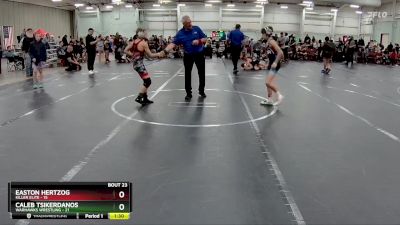 76 lbs Round 6 (8 Team) - Easton Hertzog, Killer Elite vs Caleb Tsikerdanos, Warhawks Wrestling