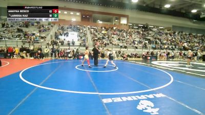 U23 Women - 59 lbs Champ. Round 1 - Anayka Besco, KS vs Larissa Kaz, WI