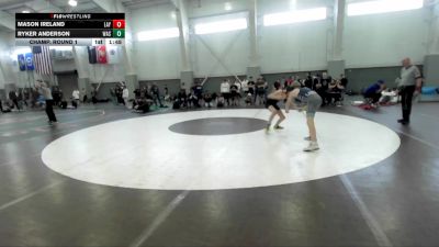 120 lbs Champ. Round 1 - Mason Ireland, Layton vs Ryker Anderson, Wasatch
