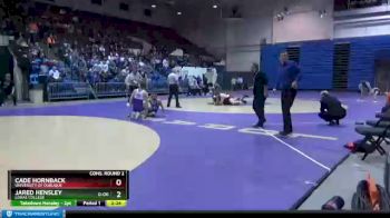 125 lbs Cons. Round 2 - Cade Hornback, University Of Dubuque vs Jared Hensley, Loras College