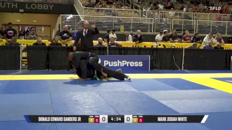 Mark Josiah White vs Donald Edward Sanders Jr 2025 Pan Jiu Jitsu IBJJF Championship