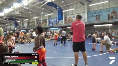 65 lbs 2nd Wrestleback (16 Team) - Mike Hinson, Rabbit WC vs Ryker Nowlin, Alabama Elite Gold