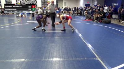 130 lbs Round Of 32 - Riley Ritenour, Mt. Pleasant vs Monet Touray, Plum