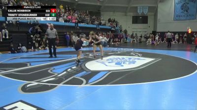 110 lbs 3rd Place Match - Trinity Stoneburner, Ogden vs Callie Nosbisch, Vinton-Shellsburg