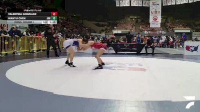 Cons. Round 1 - Valentina Gonzalez vs Wanyu Chen, Animal House Wrestling