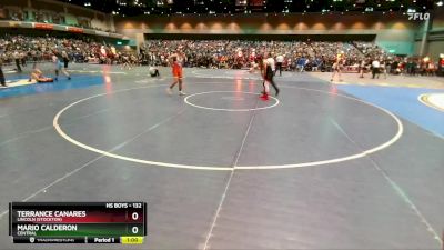 132 lbs Cons. Round 2 - Mario Calderon, Central vs Terrance Canares, Lincoln (Stockton)