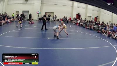 85 lbs Finals (8 Team) - Samuel Greenstreet, Team Oregon vs Brayden Stec, Nebraska Maize