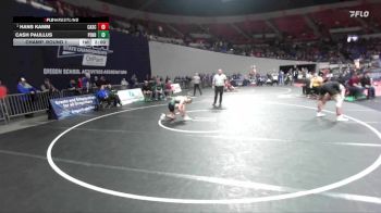 4A Boys 144 lbs Champ. Round 1 - Hans Kamm, Cascade Boys vs Cash Paullus, Pendleton Boys