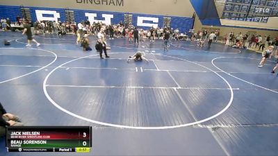 54 lbs Cons. Round 2 - Jack Nielsen, Bear River Wrestling Club vs Beau Sorenson, Ravage