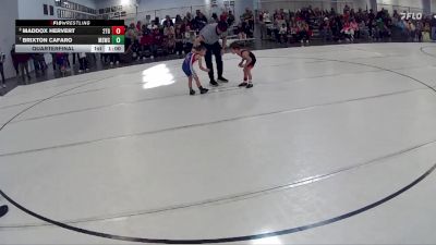 6 lbs Quarterfinal - Brixton Cafaro, Millard South Wrestling Club vs Maddox Hervert, 2TG