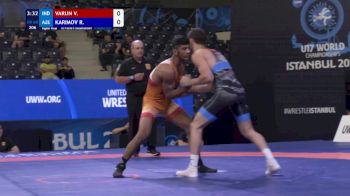 60 kg 1/8 Final - Varun Varun, India vs Roman Karimov, Azerbaijan