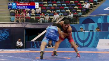 60 kg 1/4 Final - Amirreza Tahmasbpourm, Iran vs Hinata Hanamori, Japan