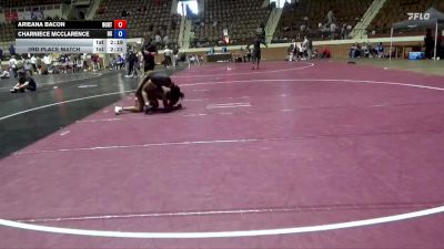 145 lbs 3rd Place Match - Arieana Bacon, Huntingdon vs Charniece McClarence, Bluefield State