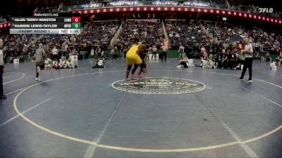 4A 285 lbs Champ. Round 1 - Jalen Terry-Winston, Lumberton vs Raimire Lewis-Taylor, Myers Park High School