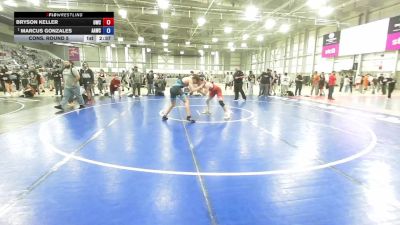 165 lbs Cons. Round 5 - Bryson Keller, Outlaw Wrestling Club vs Marcus Gonzales, Auburn Area Wrestling Club
