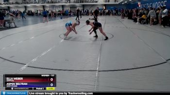 117 lbs Cons. Semi - Ella Weber, Simpson vs Aspen Beltran, Unattached