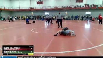 90 lbs Cons. Round 6 - Justin Williamson, Region Wrestling Academy vs David Altstadt, Iii, Maurer Coughlin Wrestling Club