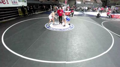 165 lbs Cons. Semis - Javan Bishara, Royal High School Wrestling vs Adam Salas, Team Thunder Wrestling Club